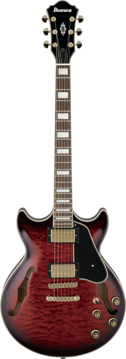 Ibanez Ibanez AM93 Artcore Semi-Hollowbody Electric Guitar - Transparent Red Sunburst