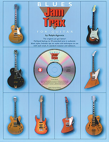 MSI Blues Jam Trax For Guitar Book, CD