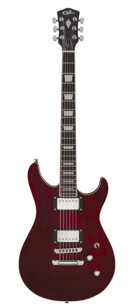 G&L G&L Tribute Ascari GTS Electric Guitar, Rosewood Neck - Transparent Red