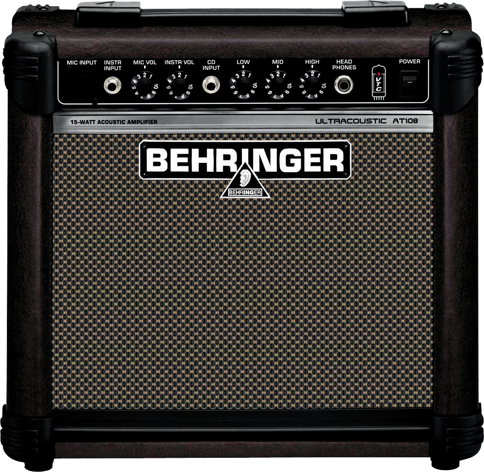 Behringer Behringer Ultracoustic AT108 Acoustic Guitar Amplifier, 20 W