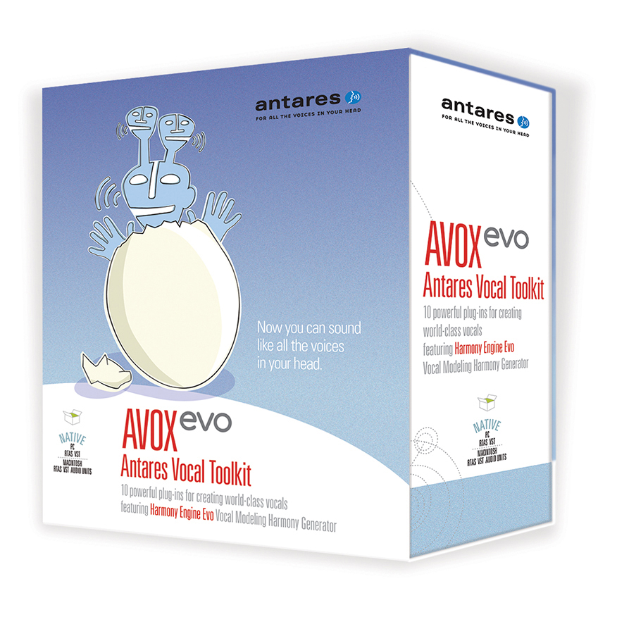 Antares Antares Audio Technologies AVOX EVO Vocal Toolkit Software