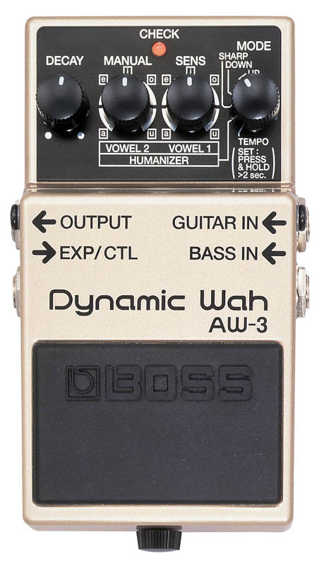 Boss Boss AW-3 Dynamic Wah Pedal w/Guitar and Bass Inputs