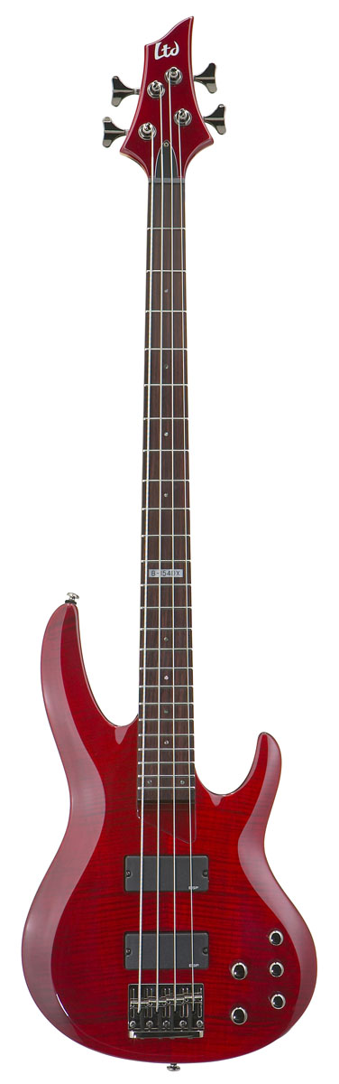ESP ESP LTD B-154DX Deluxe Electric Bass Guitar - Red