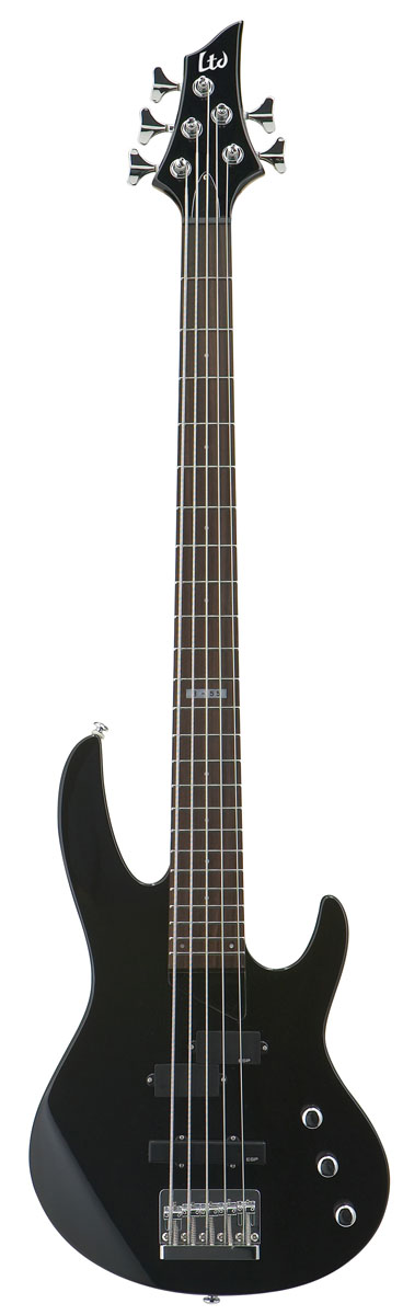 ESP ESP LTD B-55 5-String Electric Bass Guitar - Black