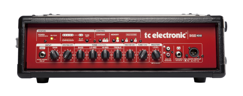 TC Electronic and TC-Helicon TC Electronic BH500 Bass Amp Head (500 W)