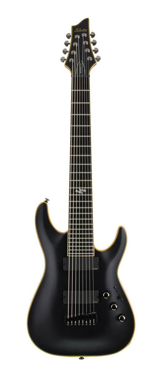 Schecter Schecter Blackjack ATX C8 Electric Guitar, 8-String - Aged Black Satin