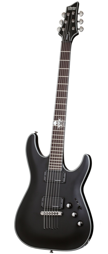 Schecter Schecter BlackJack SLS C-1EX Active Electric Guitar - Satin Black