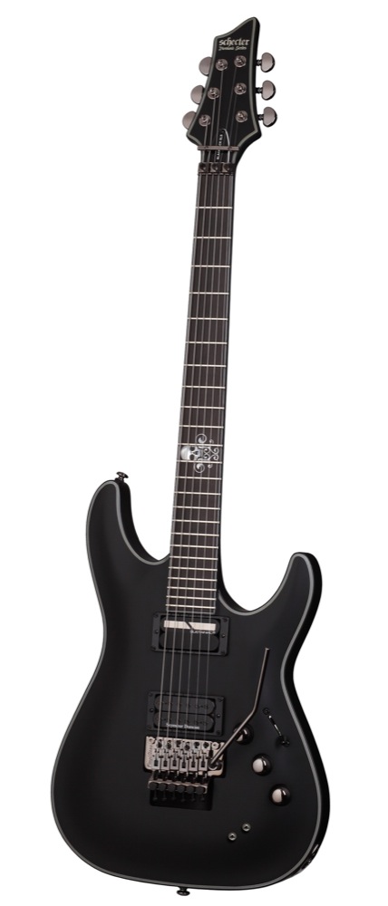 Schecter Schecter BlackJack SLS C-1 FR Sustainiac Electric Guitar - Satin Black