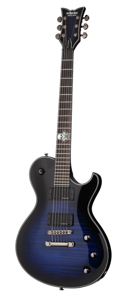 Schecter Schecter BlackJack SLS Solo Electric Guitar - See Thru Blue Burst