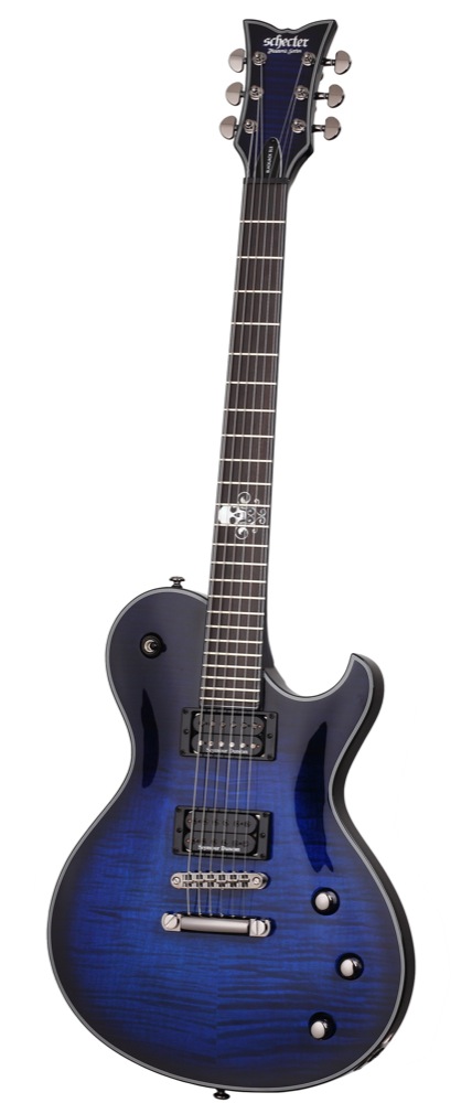Schecter Schecter BlackJack SLS Solo-6 Passive Electric Guitar - See Thru Blue Burst