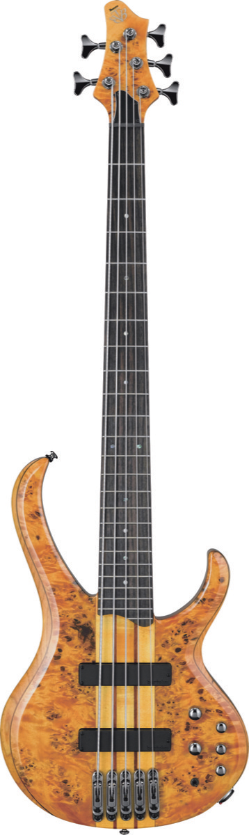 Ibanez Ibanez BTB775PB 5-String Electric Bass Guitar - Amber