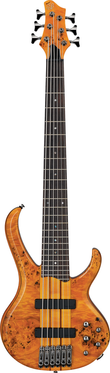 Ibanez Ibanez BTB776PB 6-String Electric Bass Guitar - Amber