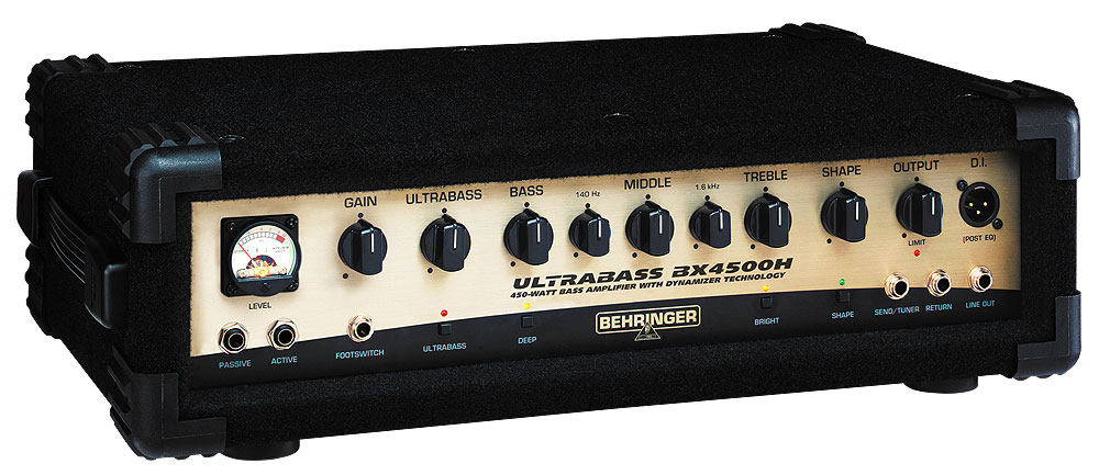 Behringer Behringer Ultrabass BX4500H Bass Amplifier Head, 450 Watts