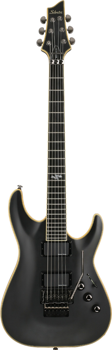 Schecter Schecter Blackjack ATX C1FR Electric Guitar w/ Floyd Rose Tremolo - Aged Black Satin