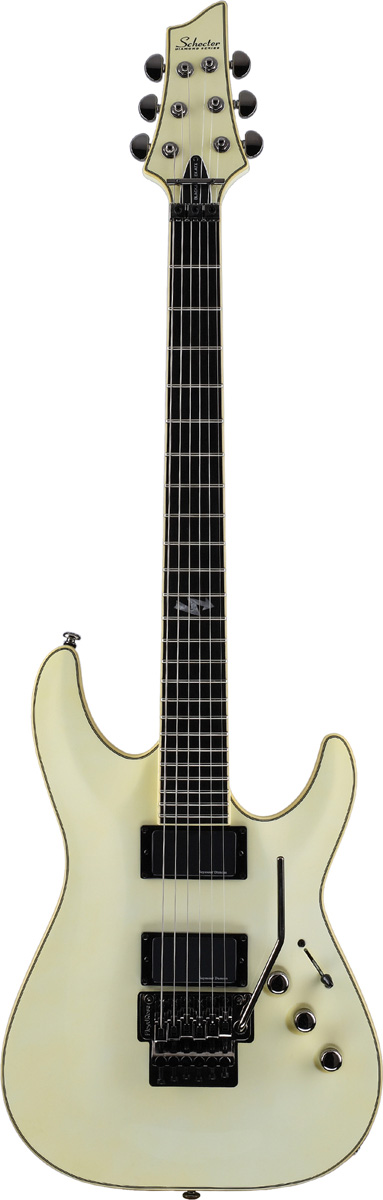 Schecter Schecter Blackjack ATX C1FR Electric Guitar w/ Floyd Rose Tremolo - Aged White Satin