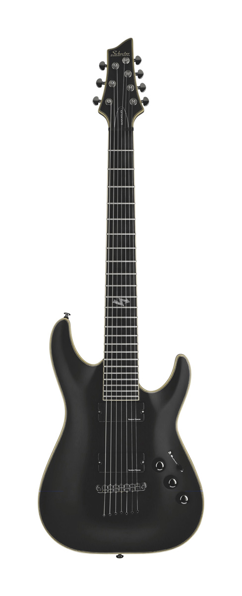 Schecter Schecter Blackjack ATX C7 Electric Guitar, 7-String - Aged Black Satin