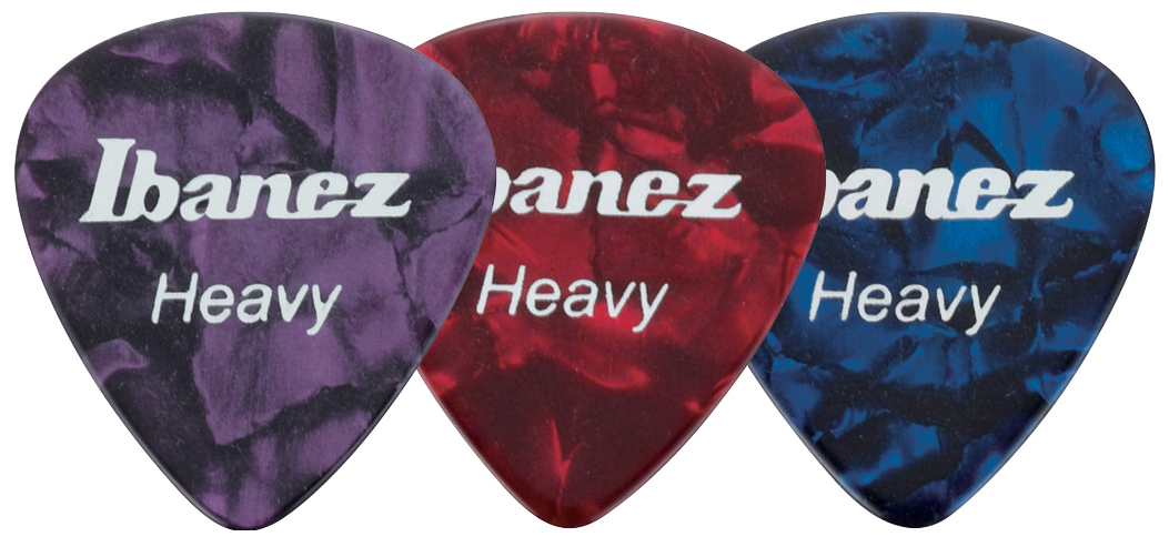 Ibanez Ibanez C161H Standard Heavy Guitar Picks - Assorted Dark Colors