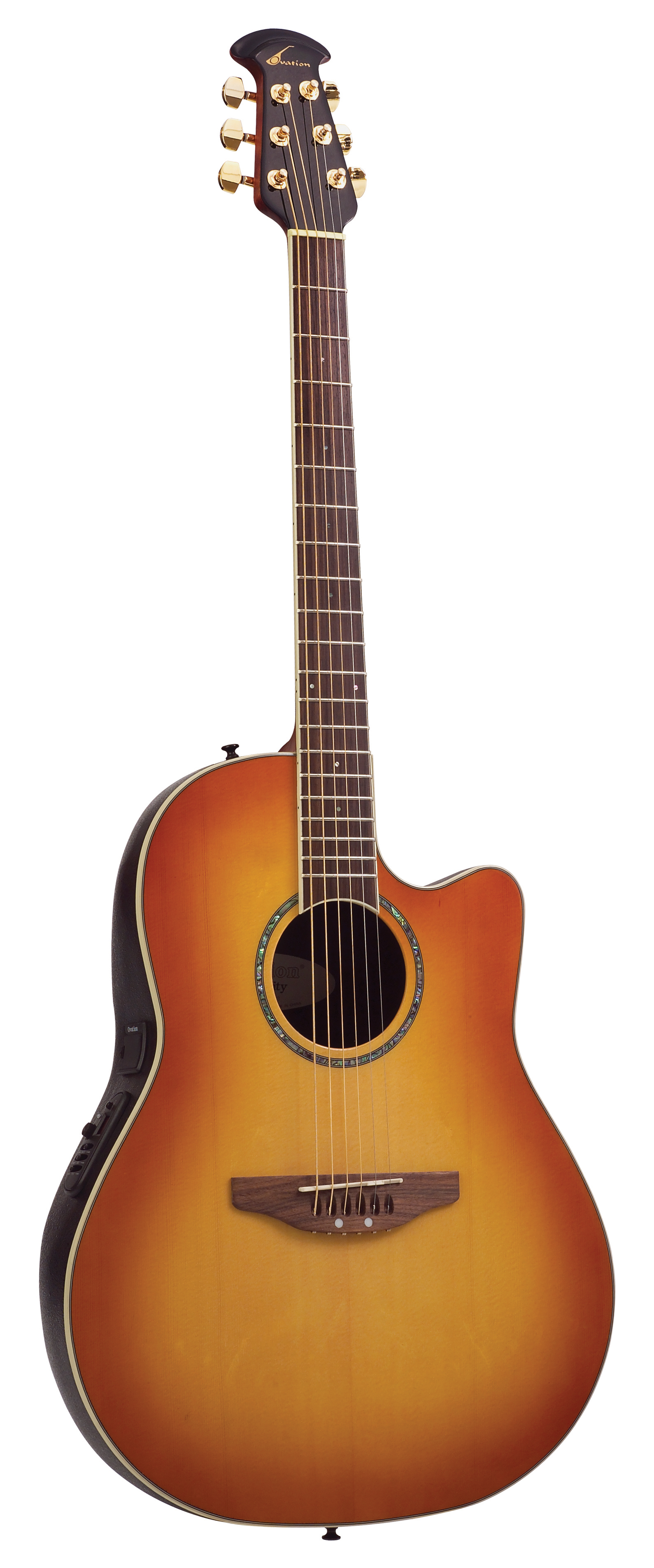 Ovation Ovation Celebrity CC24S Cutaway Acoustic-Electric Guitar - Tuscan Tan Burst