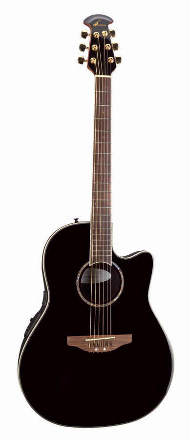Ovation Ovation Celebrity CC28 Cutaway Acoustic-Electric Guitar - Black