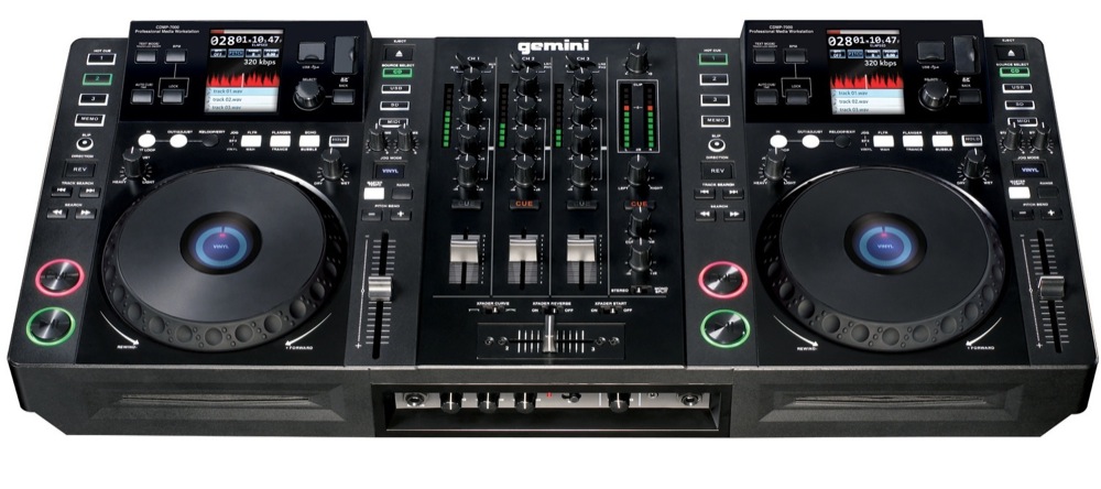 Gemini Gemini CDMP-7000 Complete DJ System Workstation