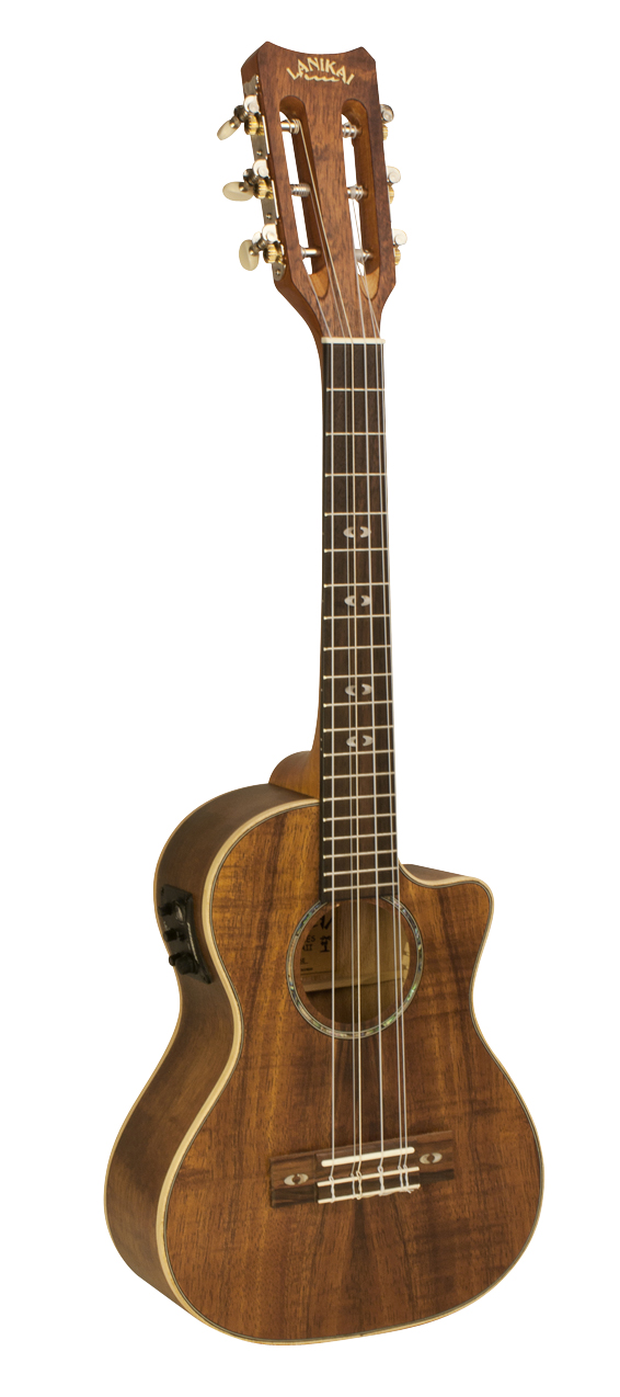 Lanikai Lanikai CK-6EK Curly Koa Acoustic-Electric Ukulele (6-String)