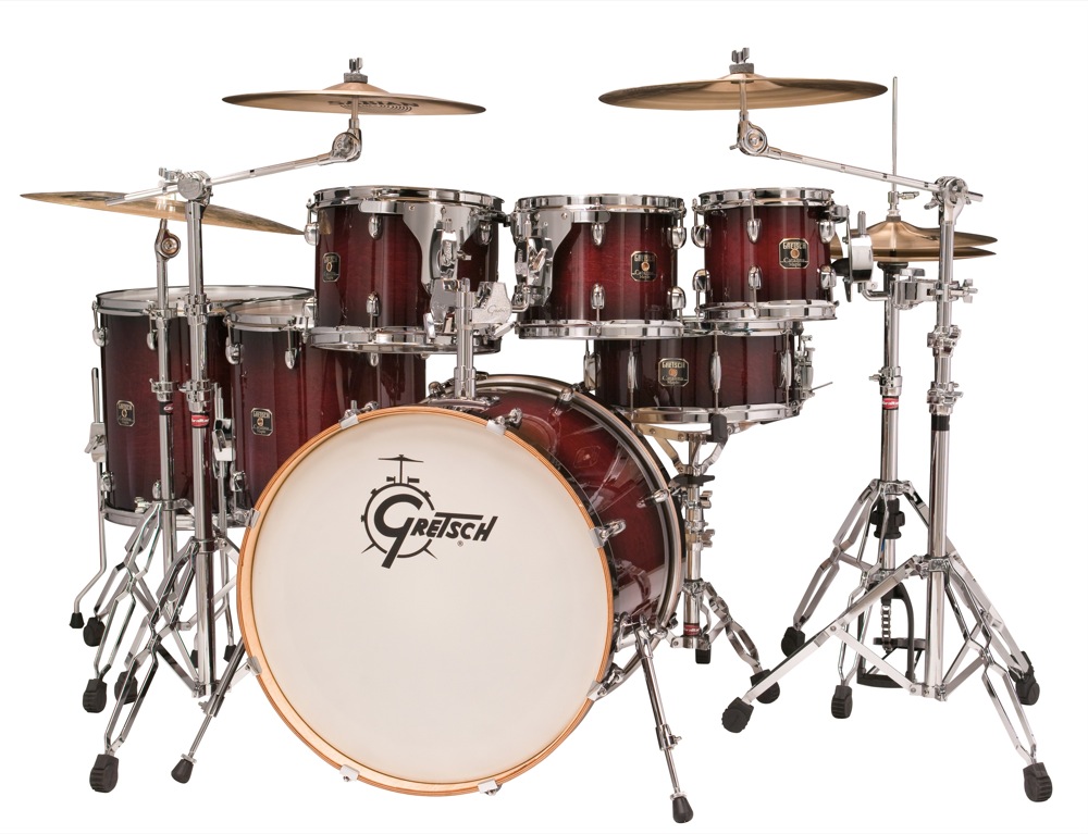 Gretsch Guitars and Drums Gretsch CMT-E826P Catalina Maple 6-Piece Drum Shell Kit - Cherry Burst