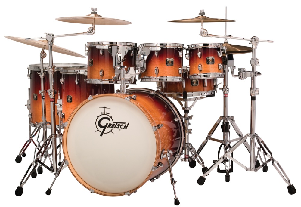 Gretsch Guitars and Drums Gretsch CMT-E826P Catalina Maple 6-Piece Drum Shell Kit - Mocha Fade