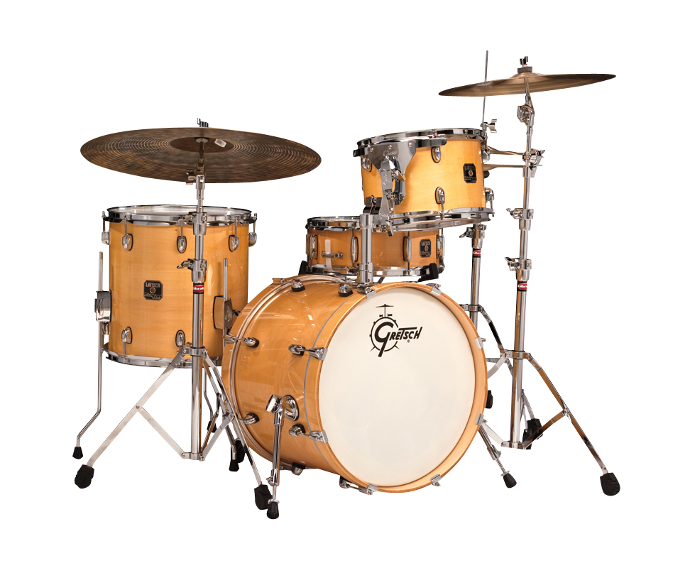 Gretsch Guitars and Drums Gretsch Catalina CTJ484 4-Piece Classic Bop Shell Kit - Satin Natural