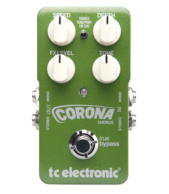 TC Electronic and TC-Helicon TC Electronic TonePrint Corona Chorus Effect Pedal
