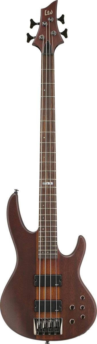 ESP ESP LTD D-4 Electric Bass Guitar - Natural Satin