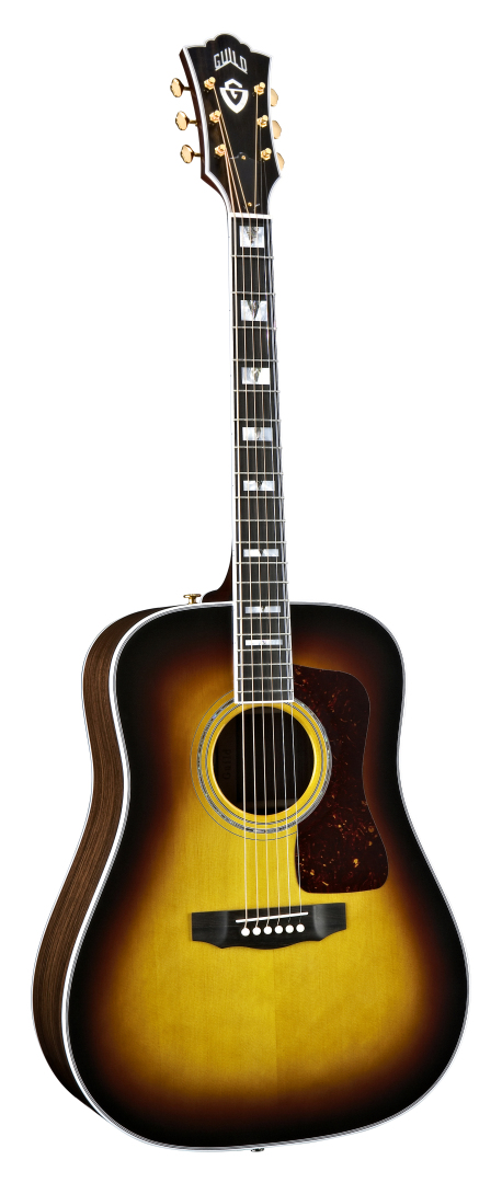 Guild Guild D55 Dreadnought Acoustic Guitar with Case - Antique Burst