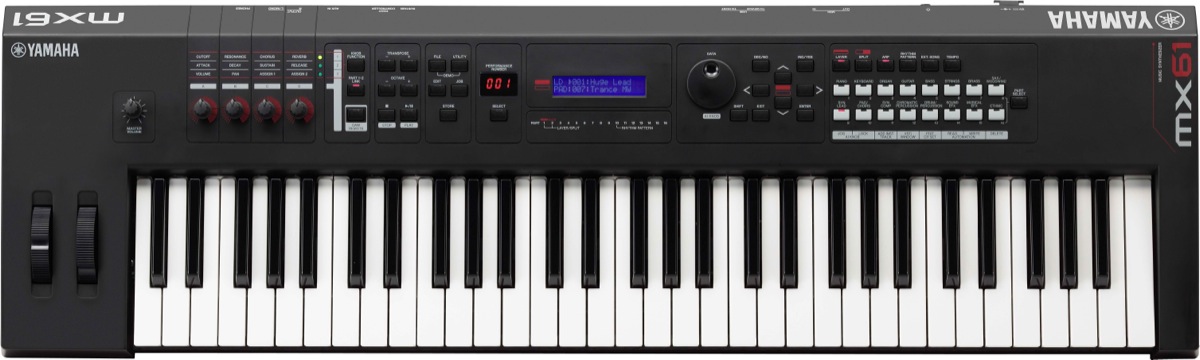Yamaha Yamaha MX61 Music Production Synthesizer Keyboard, 61-Key
