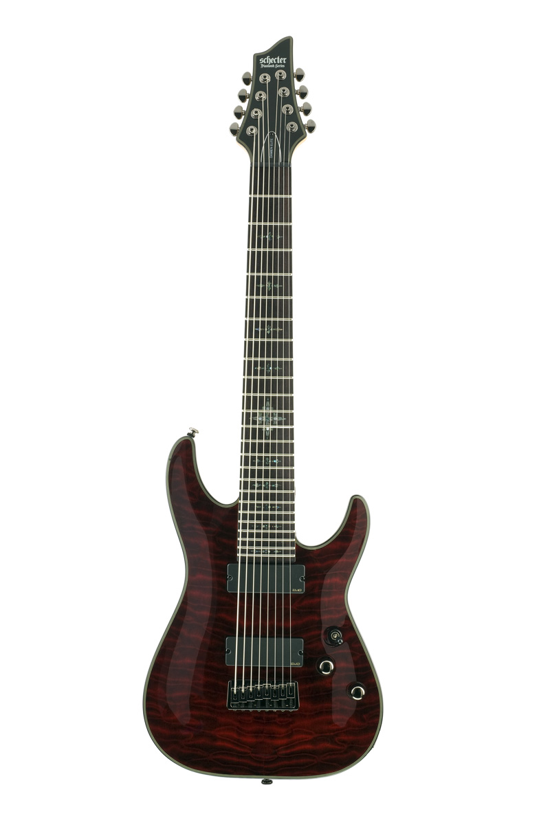 Schecter Schecter Damien Elite 8 Electric Guitar, 8-String - Crimson Red