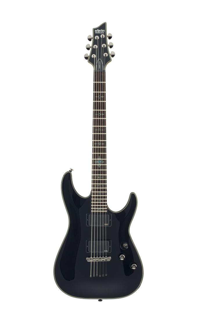 Schecter Schecter Damien Elite Quilted Maple Electric Guitar - Dark Metallic Blue