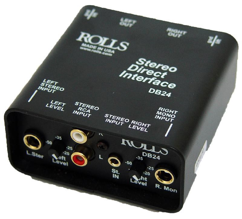 Rolls Rolls DB24 Stereo Passive Direct Box