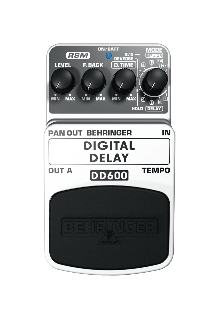 Behringer Behringer DD600 Stereo Digital Delay and Echo Effects Pedal