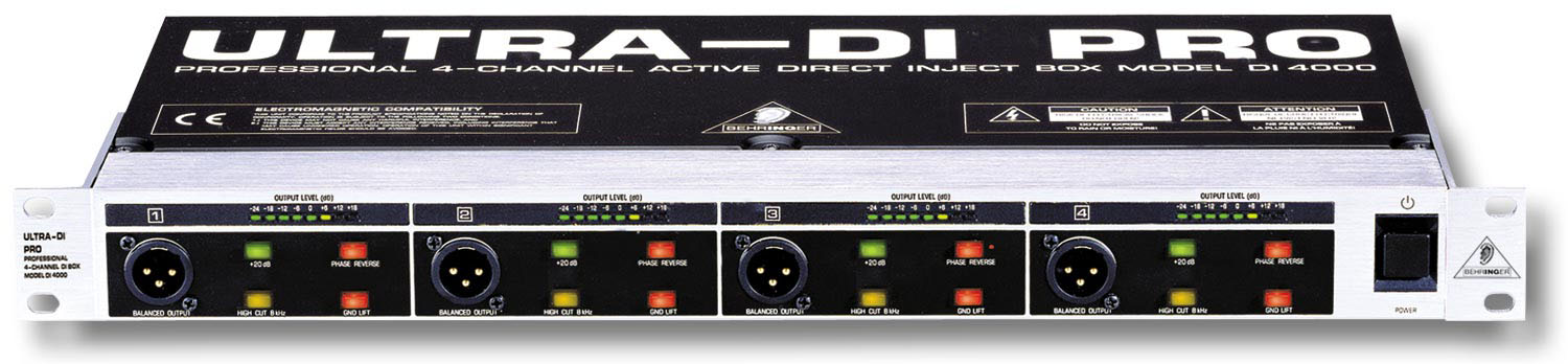 Behringer Behringer Ultra-DI DI4000 4-Channel Direct Box