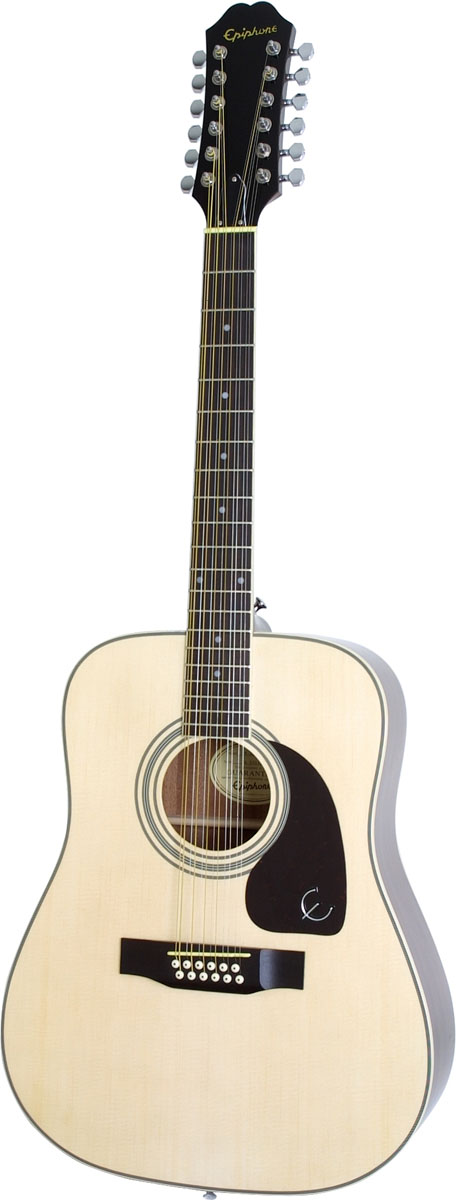 Epiphone Epiphone DR-212 12-String Acoustic Guitar, Dreadnought - Natural