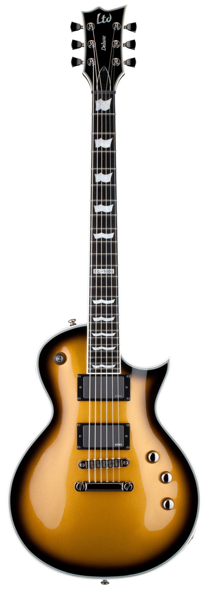 ESP ESP LTD Deluxe Series EC1000 Electric Guitar - Metallic Gold Sunburst