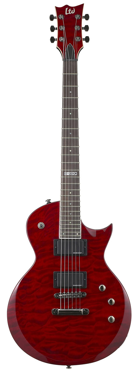 ESP ESP LTD EC-200QM Electric Guitar, Quilted Maple - See Thru Black Cherry