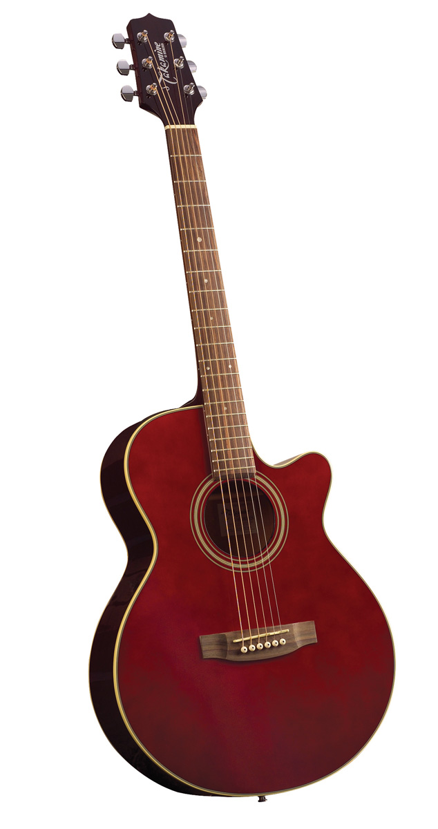 Takamine Takamine EG260C Dreadnought Cutaway Guitar - Wine Red