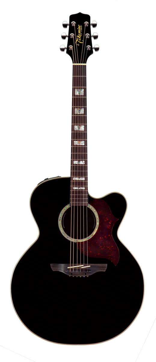 Takamine Takamine EG523SC Cutaway Acoustic-Electric Guitar, Jumbo - Black