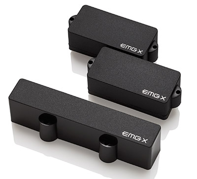 EMG EMG PJ-X Set Pickup Set for Bass Guitars - Black