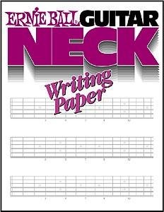 Ernie Ball Ernie Ball 7020 Guitar Neck Writing Paper Book