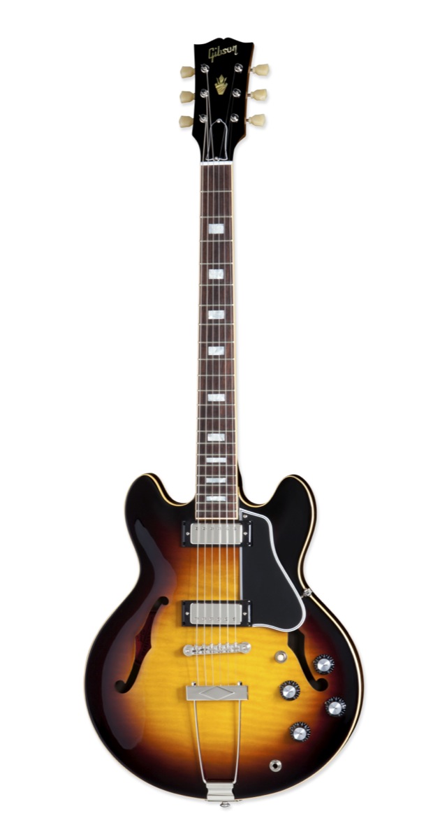 Gibson Gibson ES-390 Figured Top Electric Guitar (with Case) - Vintage Sunburst