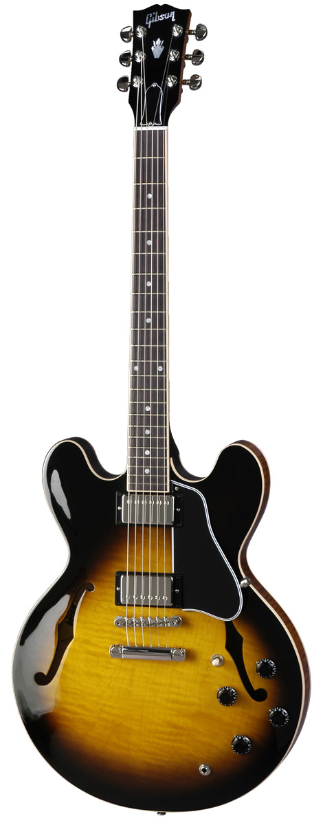 Gibson Gibson ES-335 Dot Reissue Electric Guitar, Memphis Series - Plain Vintage Sunburst