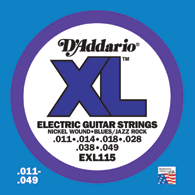 D'Addario D'Addario EXL115 XL Blues/Jazz Rock Electric Guitar Strings