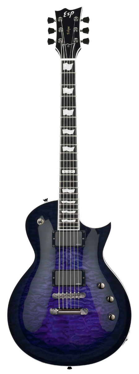 ESP ESP LTD Eclipse II QM Electric Guitar with Case - Reindeer Blue