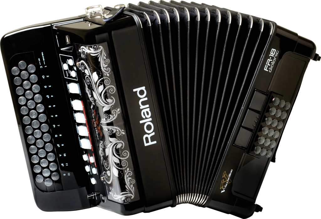 Roland Roland FR-18 Diatonic Digital V-Accordion - Black