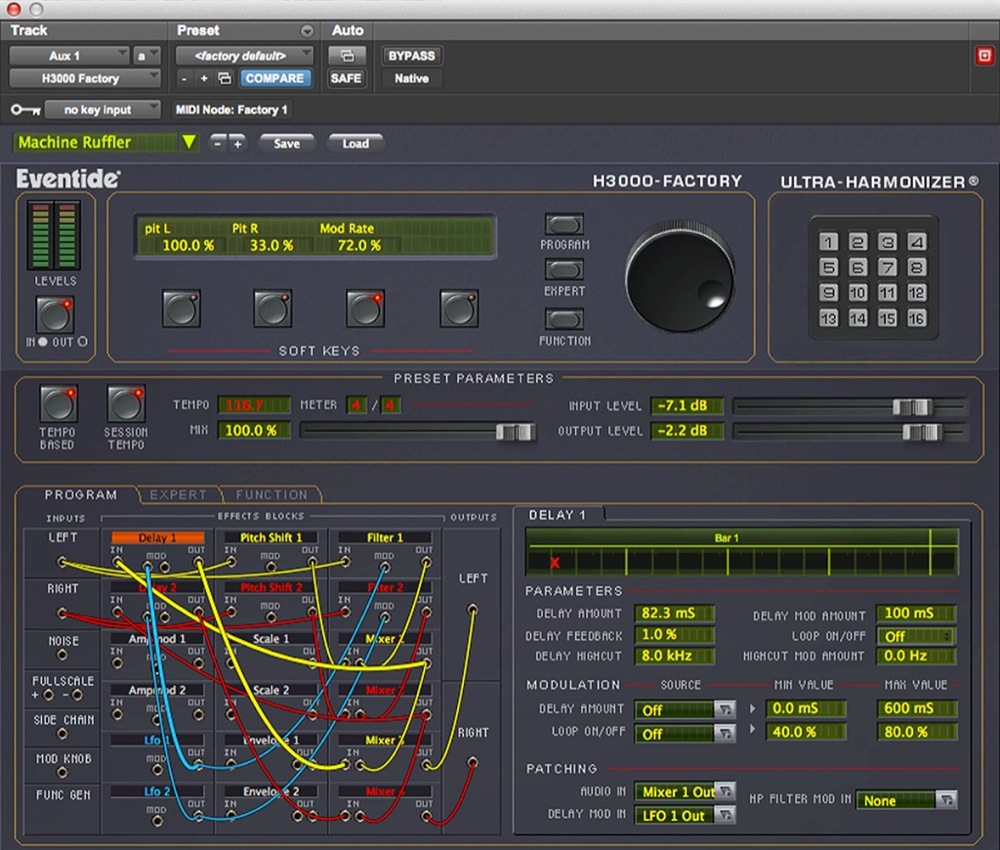 Eventide Eventide H3000 Factory Harmonizer Native Plug-In Software